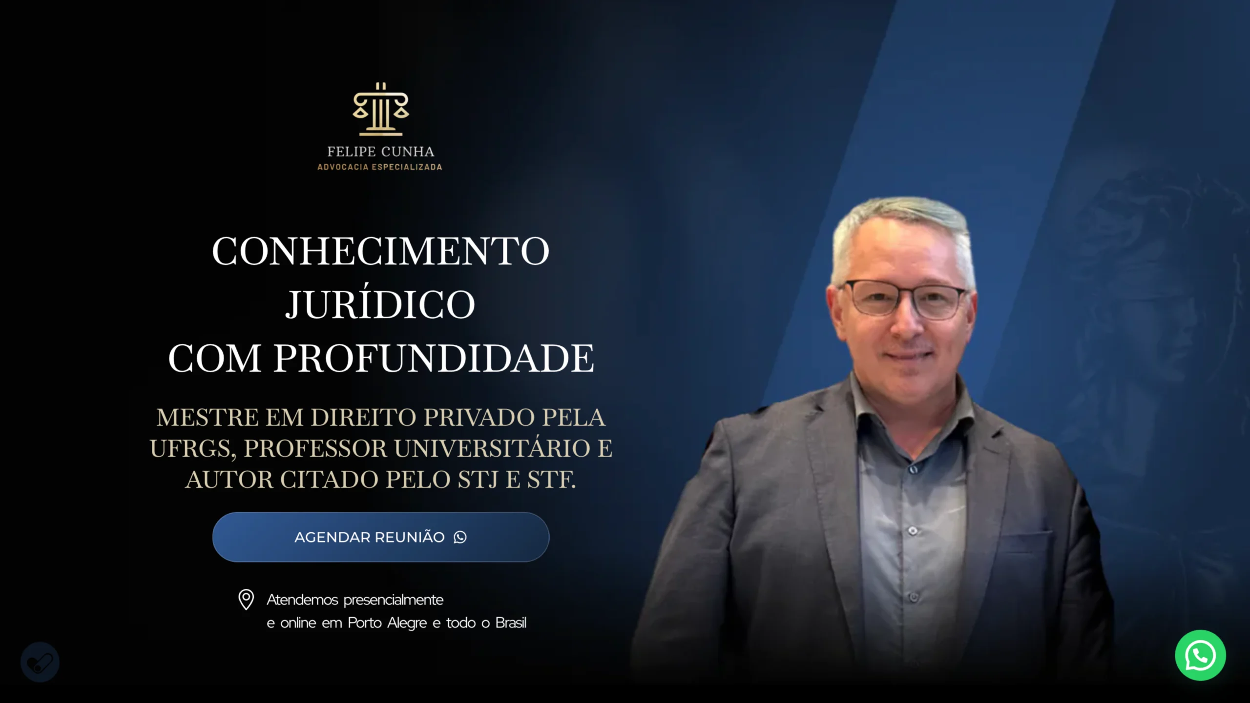 Website para cursos online com SEO e GEO no Brasil.